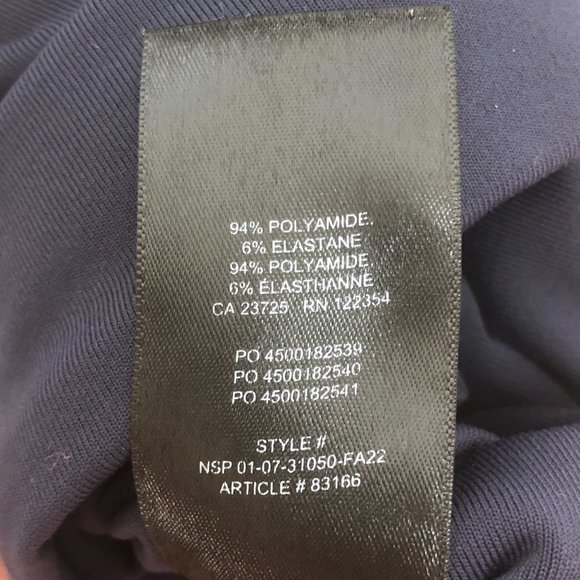 Aritzia Babaton Contour Pencil Skirt Navy - Picture 3 of 4